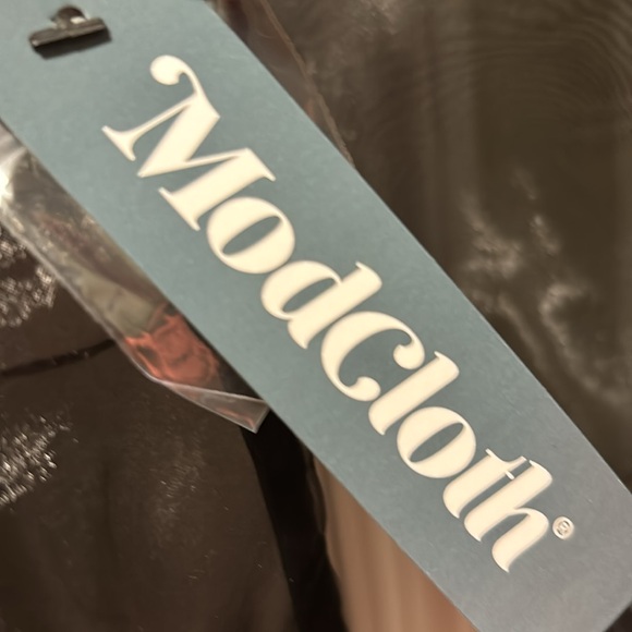 ⭐️⭐️ MODCLOTH Fanciful Fette Shift Sequin Overlay Dress NWT L - Picture 6 of 8